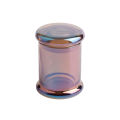 2021 Hot Customized Ari Tight Clear Glass Jar With Lid Glowing